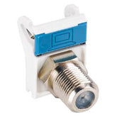 Siemon MX-F-FA-02 Coax MAX Flat Module with 1 F-type Adapter